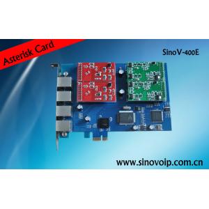 China 4 Port FXS/FXO analog Asterisk PCI-E card supplier