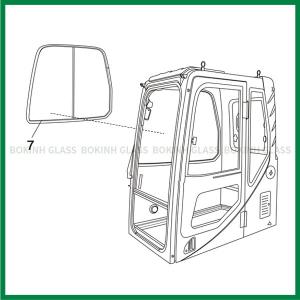 VOLVO CASE Custom Windshield Glass KATO Mini Digger Glass Replacement