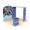 Foldable Trade Show Booth Displays 10x10 Custom Printed Solid Reusable