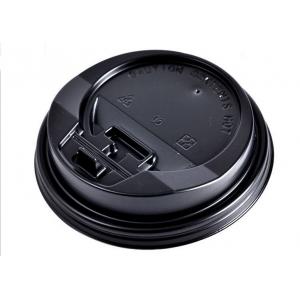 Heavy Duty Eco friendly Paper Coffee Cups Lids For Hot / Cold Dirnk No Smell