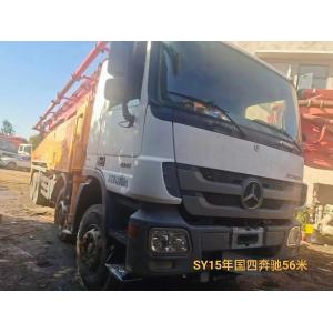 2015 Used Sany 56m Concrete Pump Mixer Truck Mounted