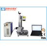 China Metal Tube and Steel Cup Fiber Laser Marking Machine with 80mm Rotary Device wholesale