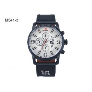 Men's Quartz Watch Fashion Casual Dial Clock Leather Wrist Watch M541