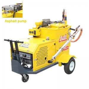 Traction Type Road Crack Sealing Machine With Asphalt Melter