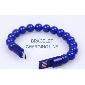 Buddha Beads Micro USB Charger Cable Data Sync Bracelet Charging Cord for andriod samsung