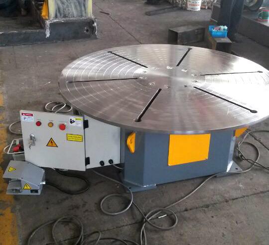 Horizontal Rotary Welding Positioner 20 T With Foot Pedal Wireless / Remote