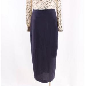 China 260 Gram Tencel Twill Fabric Size 36 38 40 PFP Womens Black Maxi Skirt supplier