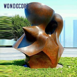 Large Outdoor Art Sculptures Raise Funds For Geometric Copper Sculptures