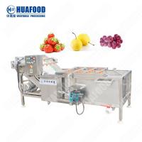 China apricot cleaning machine aloe vera apple air bubble washing machine on sale