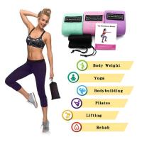 China Stretchable Pilates Rubber Band / Non Slip Resistance Bands With  Good Elasticity on sale