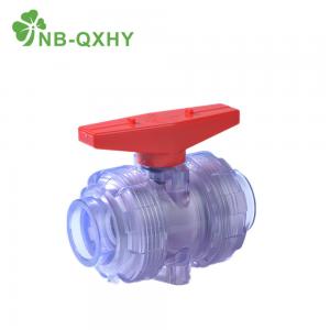 UV Protection Industrial Plastic/UPVC Transparent Clear Union Ball Valve for Water Supply