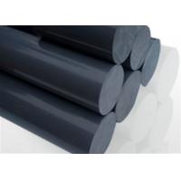 China Black Recycle Plastic PVC Solid  Rod With Acid & Alkali Resistant , Nylon Round Bar on sale