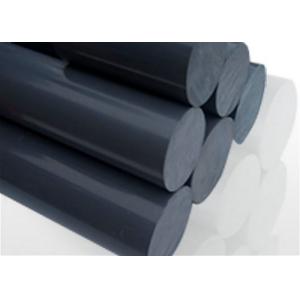 Black Recycle Plastic PVC Solid  Rod With Acid & Alkali Resistant , Nylon Round Bar