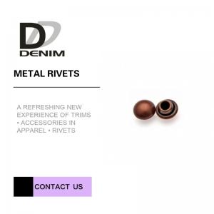 China Small Hat Decorative Brass Rivets Individualized Clothing & Accessories Buttons supplier