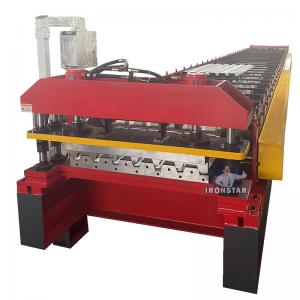 0.7-1.2mm Thickness Deck Sheet Roll Forming Machine with 1.5" B Deck Floor Product Drawing for USA