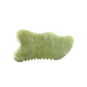 2024 Natural Xiuyan Jade Gua Sha Scraping Board for Body and Facial Massage Green Massager Tool