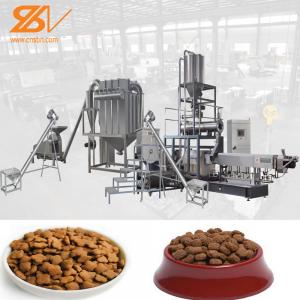 Dog Food Pellet Making Machine , Pet Food Extruder 380V 50HZ Voltage