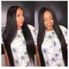 Virgin Brazilian Human Hair Extensions / 3 Bundles Human Hair With 4 X 4 Lace