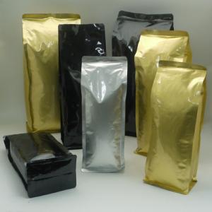 China Silver Gold Foil Pouch Packaging for Dried Fruit , Snack , Tea , Coffee supplier