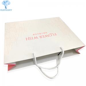China Handmade 16x6x12'' Paper Bags Cosmetic Kraft Christmas Gift Bags supplier