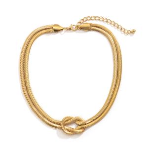 China length 45cm Twisted Gold Chain Necklace Multipurpose Reusable supplier