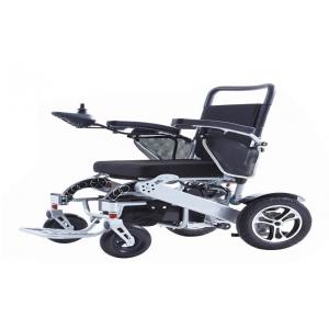 China Hospital Furniture Aluminum Alloy Light Power Remote Control Electric Wheelchair Foldable supplier