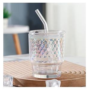 400ml Clear Glass Tumbler Water Cup for Daily Use