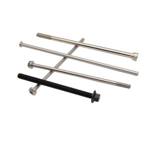 China Custom-Made Inner Plum Blossom Extended Bolt Long Screw For Motor Long Screw With Outer Hexagon On Flange Surface wholesale