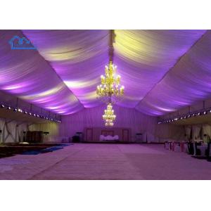 China Soundproof White Party Marquee Tents With Hard Pressed Extruded Frame Structure Large Party Marquee supplier