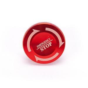 Emergency Momentary Off Push Button Switch Red Mushroom Cap 6Pin