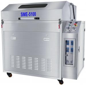 China Compressed Air Driven 1000mm Diameter Round Basket Reflow Oven Flux Condensor Wash Machine supplier