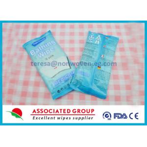 China Medical Patient Wet Wash Glove Bathing Wipes Perfumed Free Ultra Soft wholesale