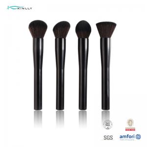 100% Synthetic Hair Single Large Makeup Brush With Aluminium Body