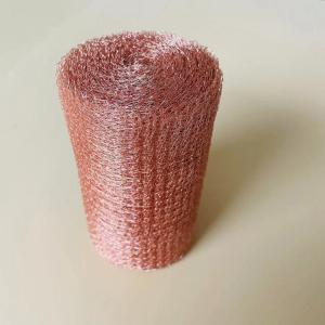 Corrosion Resistance Copper Mesh Rats Knitting Customized Hole Size