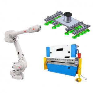 China ABB robot arm IRB4600 CNC robot with electric gripper for pick and place work with bending machine supplier