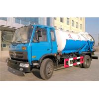 China 10000liters Sewage Cleaning Tank Truck for Urban Septic Sewage Suction Vehicle Fecal Sucking Truck on sale