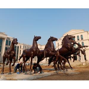 Garden bronze horse sculptures metal horse statues,casting bronze statues, China sculpture supplier