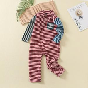 Custom Label Baby Bodysuits Cotton New Design Long Sleeves Hot Selling Kids Clothing Baby Jumpsuit