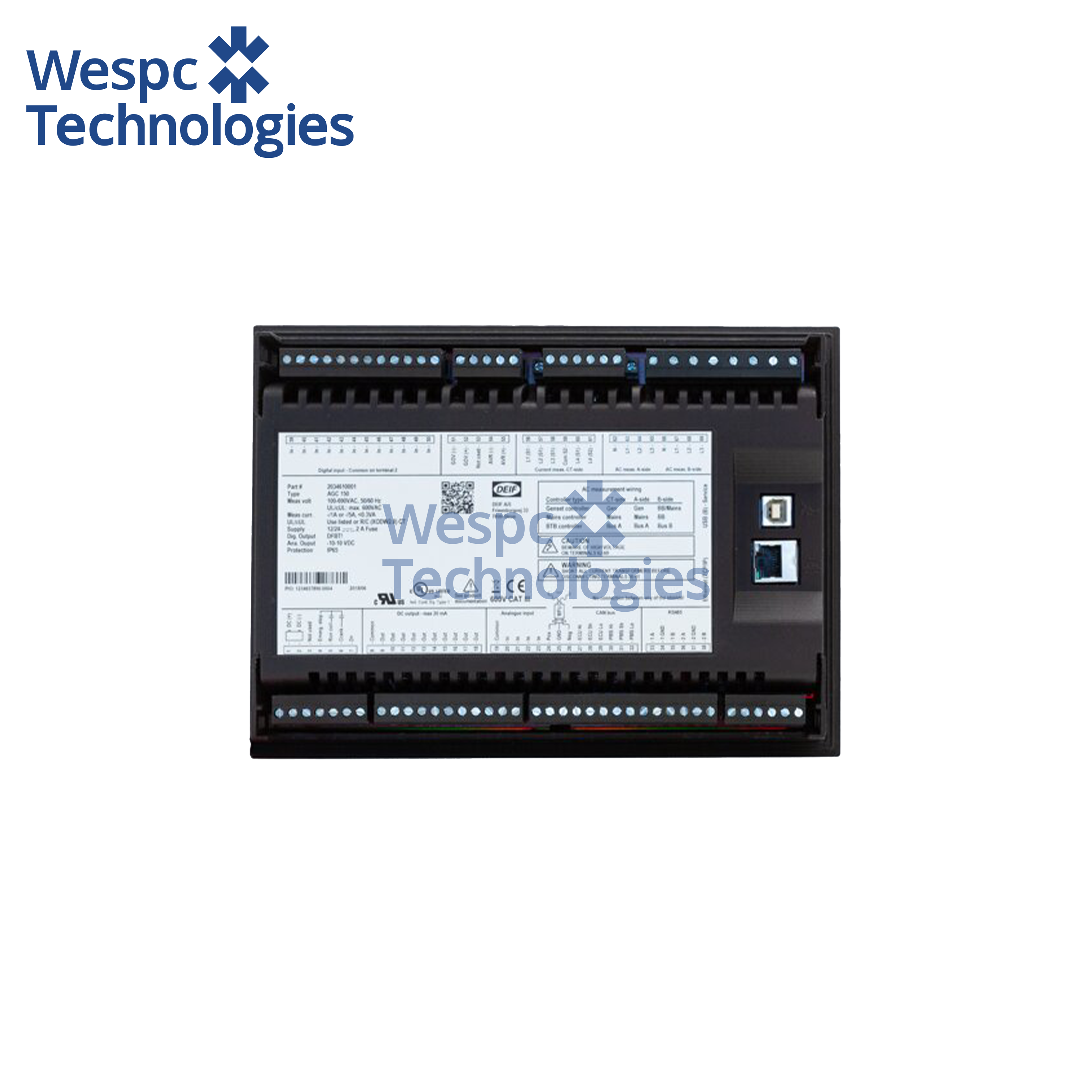 China Wespc Original AGC150 Hybrid Advanced Genset Controller Power Management wholesale
