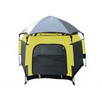 China Inflatable Air Tent  Poly Cotton  Yellow Water Proof Four-Season Tent on sale