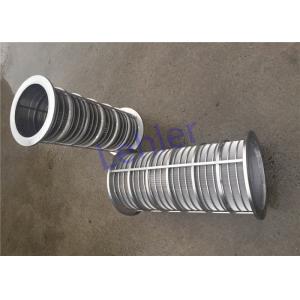 China Wedge Wire Screw Press Separator Screens Flow Inside To Outside Type supplier