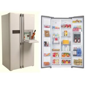 China BCD-580WT 580L side by side fridge with water dispenser mini bar supplier