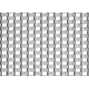 China 1.5m Flat Tight Woven Wire Mesh Panels Architectural Mesh Fabrics Sunshade supplier