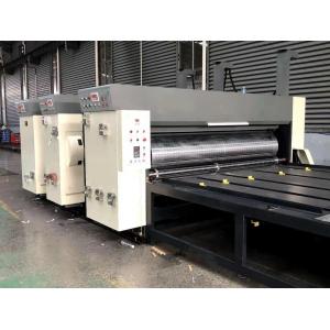 Semi Automatic 2 Color Paper Corrugated Box Making Machinery Plant