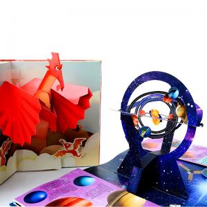 Custom Hardcover Cartoon Pop Up 3D Children Book Printing Service