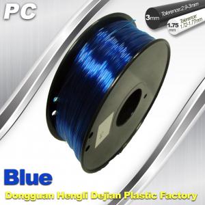 China High Strengh 3D Printer Polycarbonate Filament 1.75mm / 3.0mm supplier