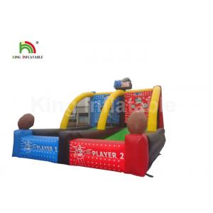 China Customized Basketball Shooting Inflatable Sports Games For Adults CE / UL Approved supplier