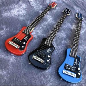 Three color hofner Shorty mini Travel Guitar Protable beginner guitar kid Electric guitar