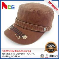 China Custom Embroidered Military Caps , Military Boonie Cap Autumn Winter Fitted on sale