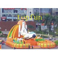 China Big PVC Tarpaulin Plane Model Inflatable Fun City Kids Water Parks Custom on sale